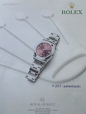 REKLAME ROLEX UHR OYSTER