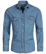 Rock Creek Herren Jeanshemd