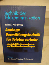 Analoge Vermittlungstechnik für Telefonverkehr