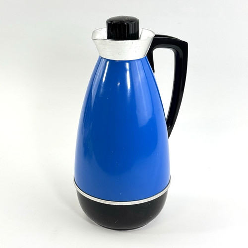 Isolierkanne vintage blau - isolierkanne, |
