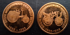 Karl F. Benz, Gottlieb Daimler, Erste Motorwagen der Welt, Kupferpfennig