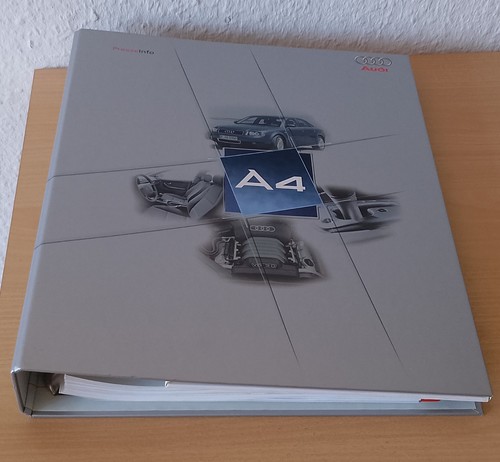 Audi pressemappe aus - pressemappe,