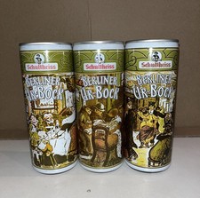 3 Bierdosen/Beer Can Schultheiss/Heinrich Zille/Berlin 0,5L #2#