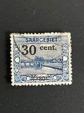 Saargebiet  Nr. 76 gestempelt