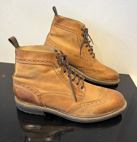 Next hellbraune leder brogue - leder,
