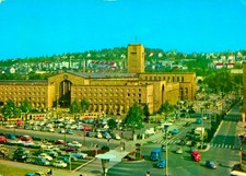 1521-Ansichtskarte Stuttgart Hauptbahnhof Baden-Württemberg Bundesbahn Verkehr
