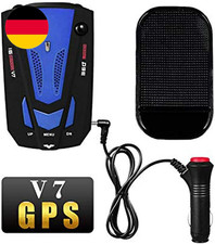 Baceyong Auto 16 Band V7 Radarwarner, 360° Anti-Polizei-Gps-Kamera, Laser-Radar-