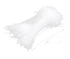 1000 Sicherheitsfäden transparent / schwarz Kunststoff Etiketten Loop Pins Set