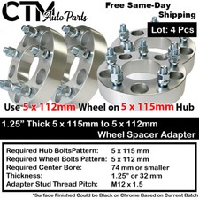 4P 1.25" THICK 5x115 TO 5x112