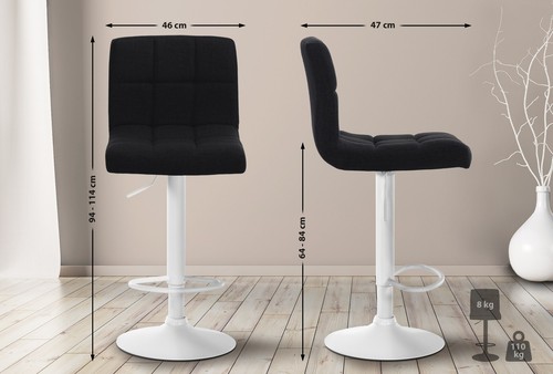 Barhocker calma stoff - barhocker,