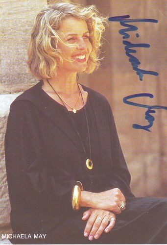 Autogramm michaela may - may,