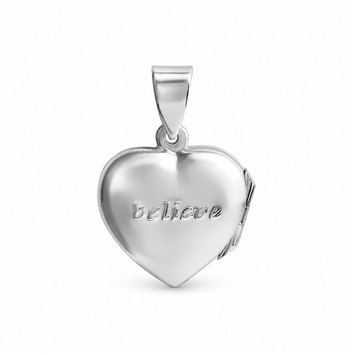 Foto medaillon herz kette - kette, 925