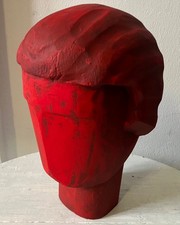 Antiker Perückenkopf Hutkopf