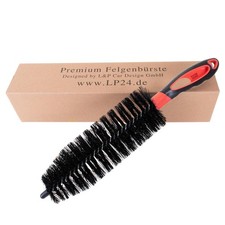 Auto Felgenbürste Premium lange Reinigungsbürste Bürste Felgen Reinigung Rot KFZ