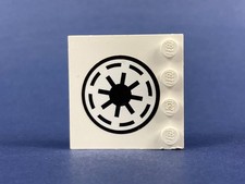 LEGO® Fliese Tile 4x4 galactic republic 6179pb013 7674 Star Wars