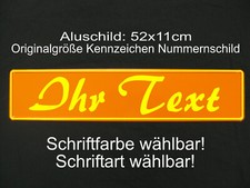 Kennzeichen Nummernschild
