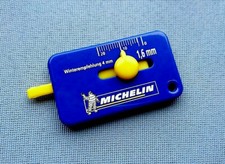 2x Reifenprofilmesser Tiefenmesser Profiltiefenmesser 1-20mm blau  gelb