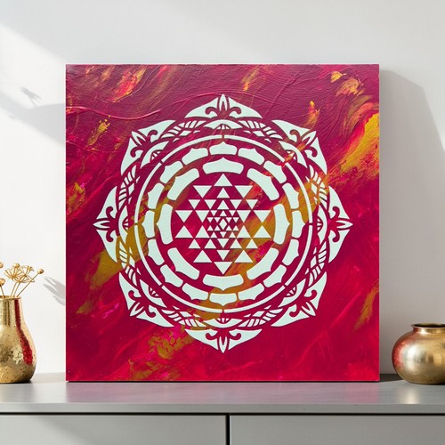 Sri yantra kunstwerk - sri,