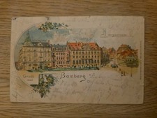 Litho AK Gruss aus Bamberg -