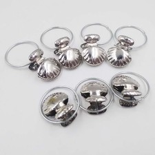 8 stücke Silber Edelstahl