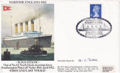 Titanic survivor dean - b,