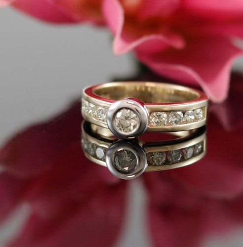 Gold brillant ring - in, 585er