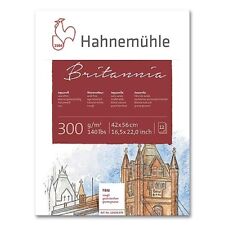 (3,33€/Blatt) Aquarellblock Britannia rau 42 x 56 cm, 12 Blatt, 300g/m² Papier