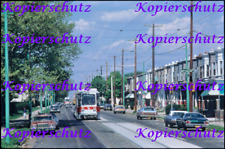 24x36 Dia-KOPIE, Septa Philadelphia trolley-car 9046 Line 13 62th street