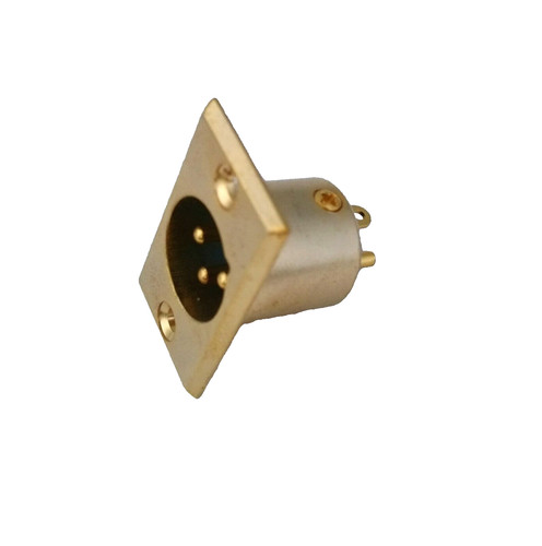 Xlr einbau stecker polig - xlr, 3