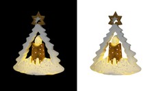 Weihnachtsbaum LED mit Kerze +