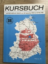 DB Kursbuch Winterfahrplan 1980/81  TOP!!!