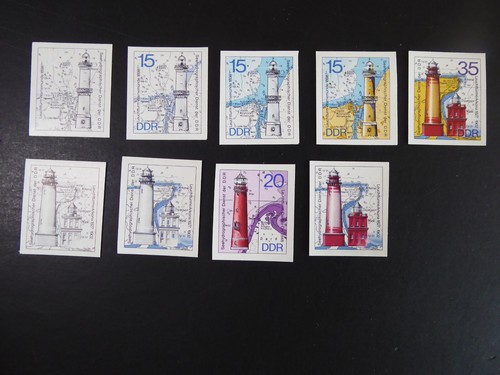 Ddr 1974 9 verschiedene - ddr,
