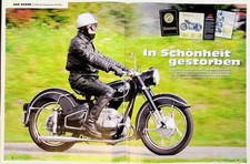 Motorrad Classic 2132) Hoffmann Gouverneur MP 250-2 mit 15PS im Fahrbericht auf