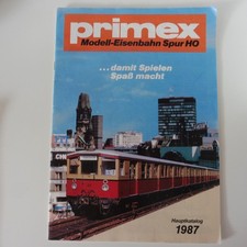PRIMEX Modellbahn Hauptkatalog 1987 -Zustand gut-