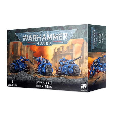 Space marines outriders - space,