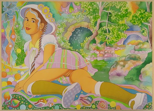 Erotik aquarell 70x50 - ,,