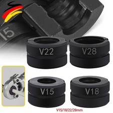V Kontur Crimpeinsätze Pressbacken für Presszange Rohrpresszange 4Stücke 15-28mm