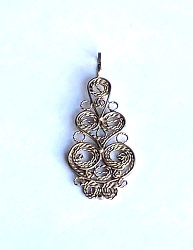 Anhänger filigran jugendstil - anhänger,