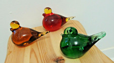 Glasfiguren--3Vögel-Glas-Mass