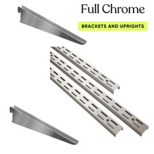 TwinSlot Regal Chrom aufrecht