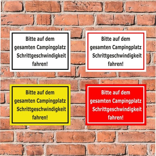 Schild campingplatz - schild,