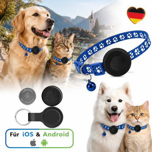 Gps tracker halsband set für - gps,