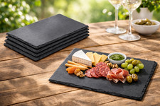 6x Schieferplatte 25x20 cm