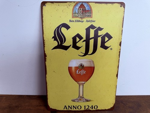 Leffe beer bier blechschild - leffe,