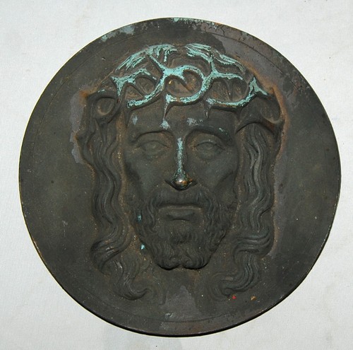 Relief bronze jesus mit - xl,