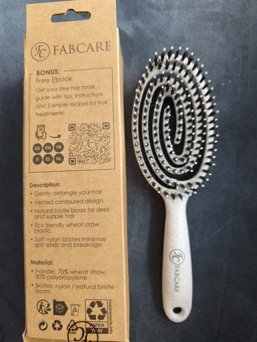 Fabcare bio haarbürste mit - fabcare,