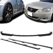 [ Sasa ] 2x Kombo für 06-08 Lexus IS250 IS350 PU Pm Vorne Stoßfänger Lippe Ul