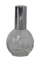 10 Flakon leer 14 ml mit Zerstäuberpumpe und Kappe Parfümflakon Leer Silber Kim