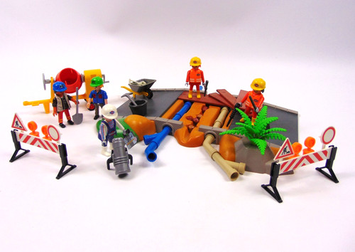 Playmobil baustelle mit - baustelle,