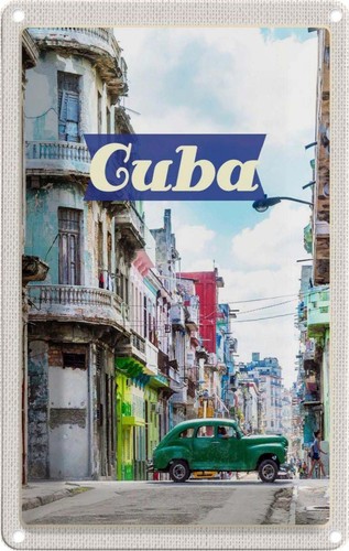 Blechschild 30x20 cuba - blechschild,